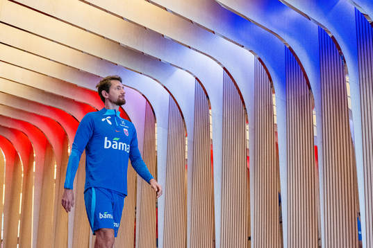 Stefan Strandberg of the Norwegian national football team