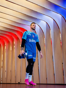 Goalkeeper Alexander Pedersen