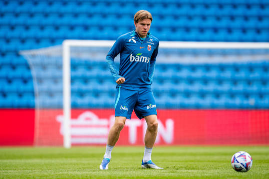 Jens Petter Hauge of the Norwegian national football team