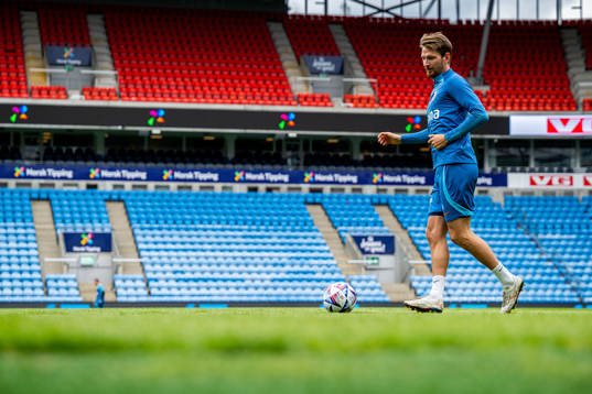 Stefan Strandberg of the Norwegian national football team
