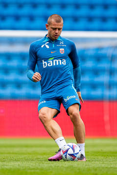 Julian Ryerson of the Norwegian national football team