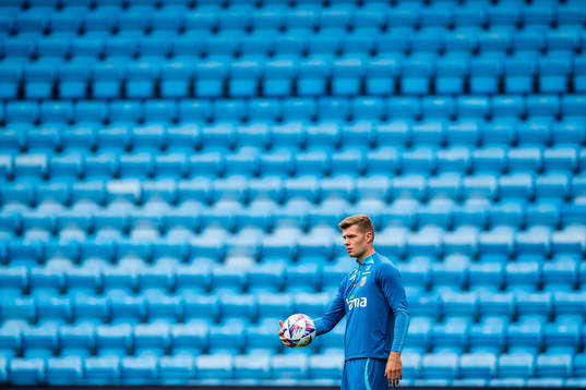 Alexander Sørloth of the Norwegian national football team