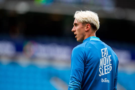 Dennis Johnsen of the Norwegian national football team