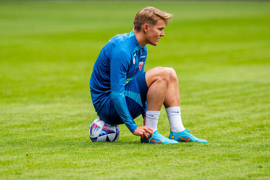 Martin Ødegaard of the Norwegian national football team