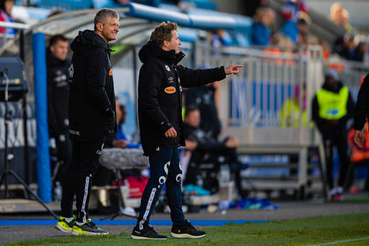 Lars Arne Nilsen, head coach of Aalesund, and Roger