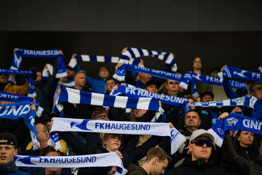 Spectators in the stands