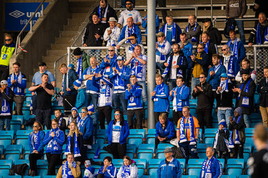 Spectators in the stands