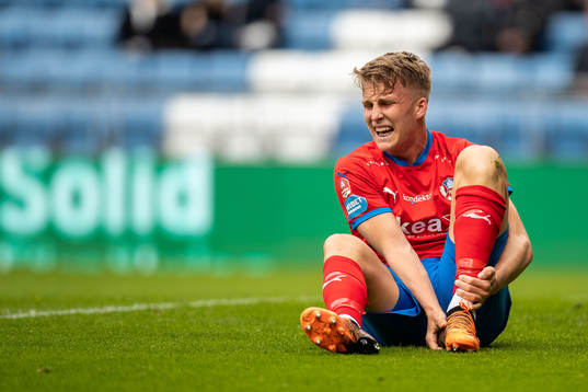 Helsingborgs Casper Widell har ont