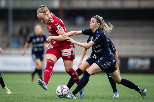 Piteås Hlin Eiríksdóttir och FC Rosengårds Olivia