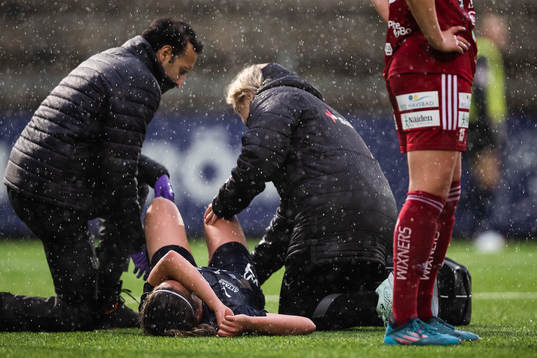 FC Rosengårds Loreta Kullashi får vård