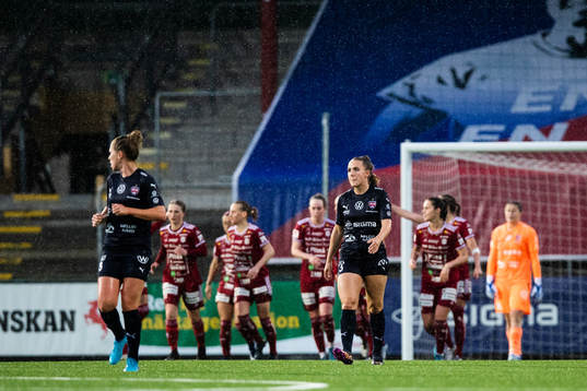 FC Rosengårds Gudrun Arnardottir deppar