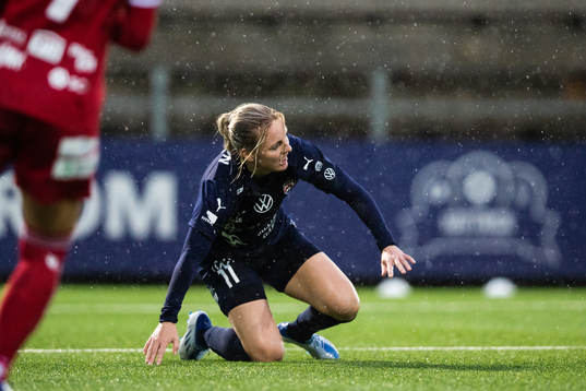 FC Rosengårds Mimmi Larsson deppar