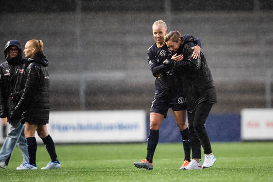 FC Rosengårds Caroline Seger och sportchef Therese Sjögran