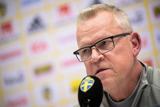 Head coach Janne Andersson of the Swedish national football