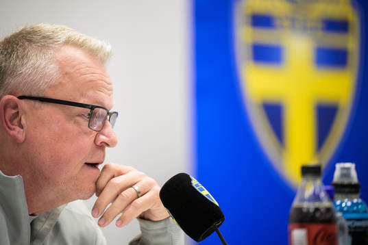 Head coach Janne Andersson of the Swedish national football