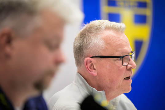 Head coach Janne Andersson of the Swedish national football