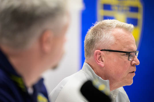 Head coach Janne Andersson of the Swedish national football