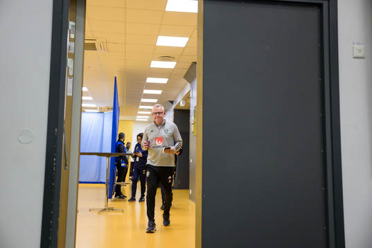 Head coach Janne Andersson of the Swedish national football
