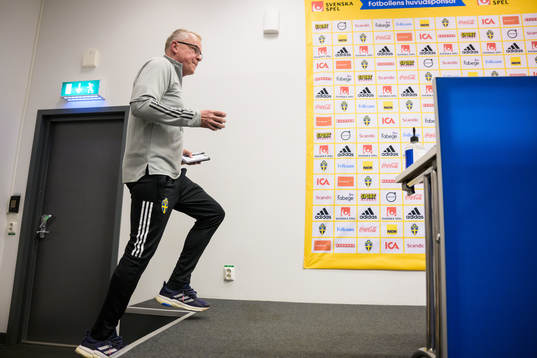 Head coach Janne Andersson of the Swedish national football