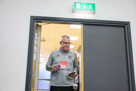 Head coach Janne Andersson of the Swedish national football