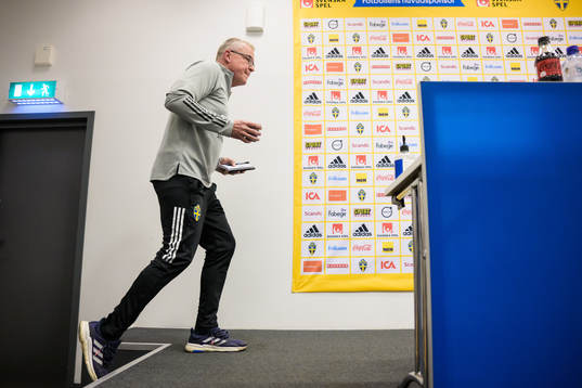 Head coach Janne Andersson of the Swedish national football
