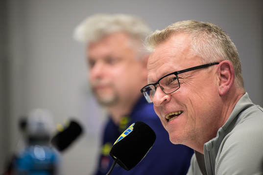 Head coach Janne Andersson of the Swedish national football