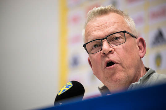 Head coach Janne Andersson of the Swedish national football