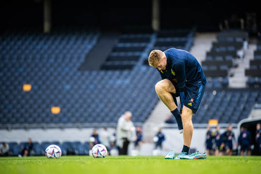 Dejan Kulusevski of the Swedish national football team