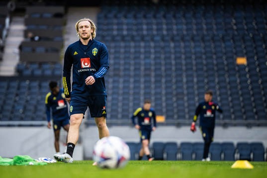 Emil Forsberg of the Swedish national football team