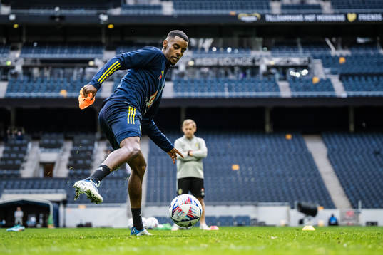 Alexander Isak of the Swedish national football team