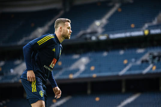 Gabriel Gudmundsson of the Swedish national football team