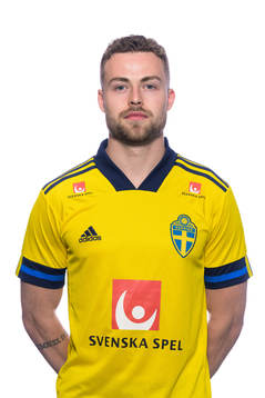 Gabriel Gudmundsson of the Swedish national football team