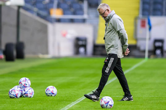 Head coach Janne Andersson of the Swedish national football