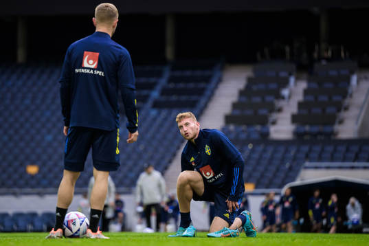 Dejan Kulusevski of the Swedish national football team