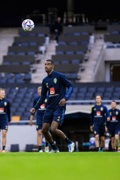Alexander Isak of the Swedish national football team