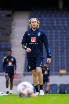 Emil Forsberg of the Swedish national football team