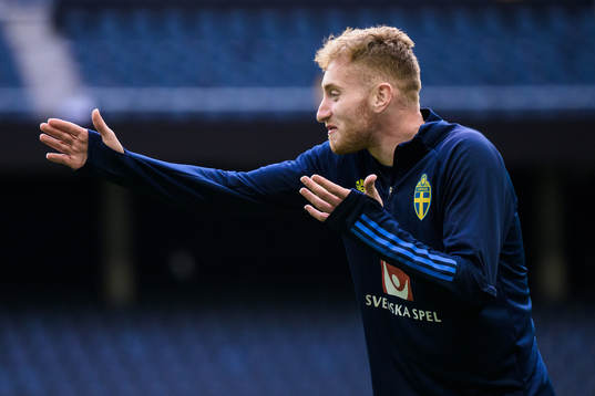 Dejan Kulusevski of the Swedish national football team