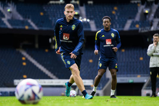 Dejan Kulusevski of the Swedish national football team