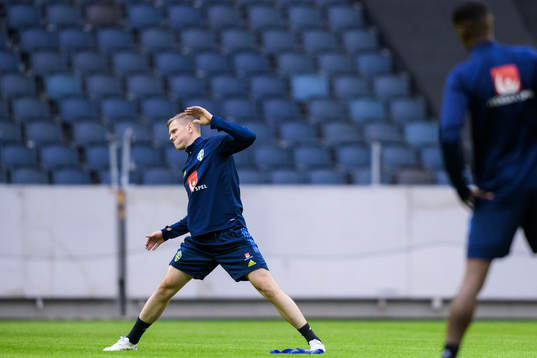 Joakim Nilsson of the Swedish national football team