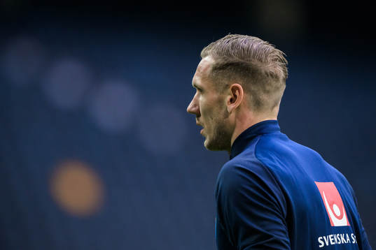 Goalkeeper Robin Olsen of the Swedish national football team