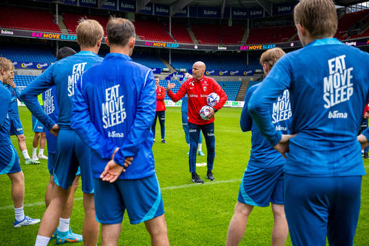 Ståle Solbakken, head coach of the Norwegian national