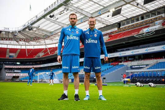 Brede Moe and Marius Lode of the Norwegian national