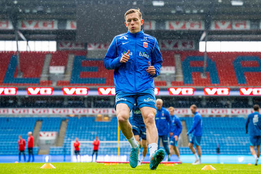 Marcus Holmgren Pedersen of the Norwegian national football