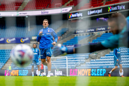 Sander Berge of the Norwegian national football team