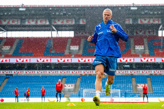 Erling Braut Haaland of the Norwegian national football team