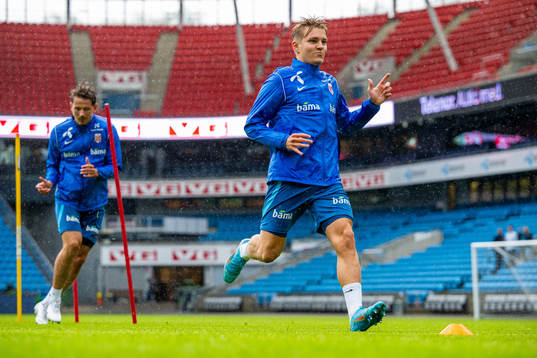 Martin Ødegaard of the Norwegian national football team