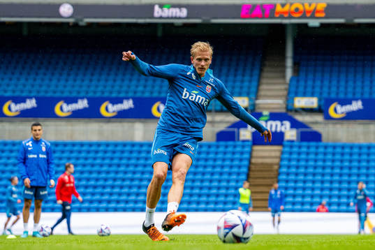 Morten Thorsby of the Norwegian national football team
