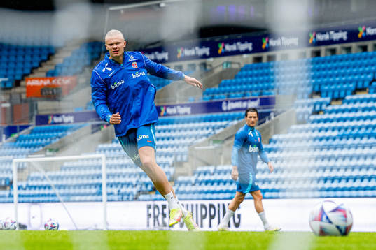 Erling Braut Haaland of the Norwegian national football team