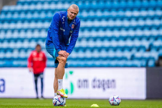 Erling Braut Haaland of the Norwegian national football team
