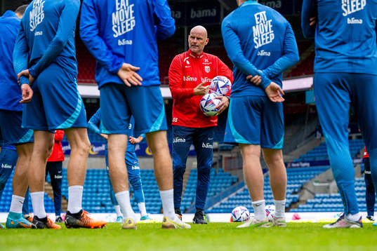 Ståle Solbakken, head coach of the Norwegian national